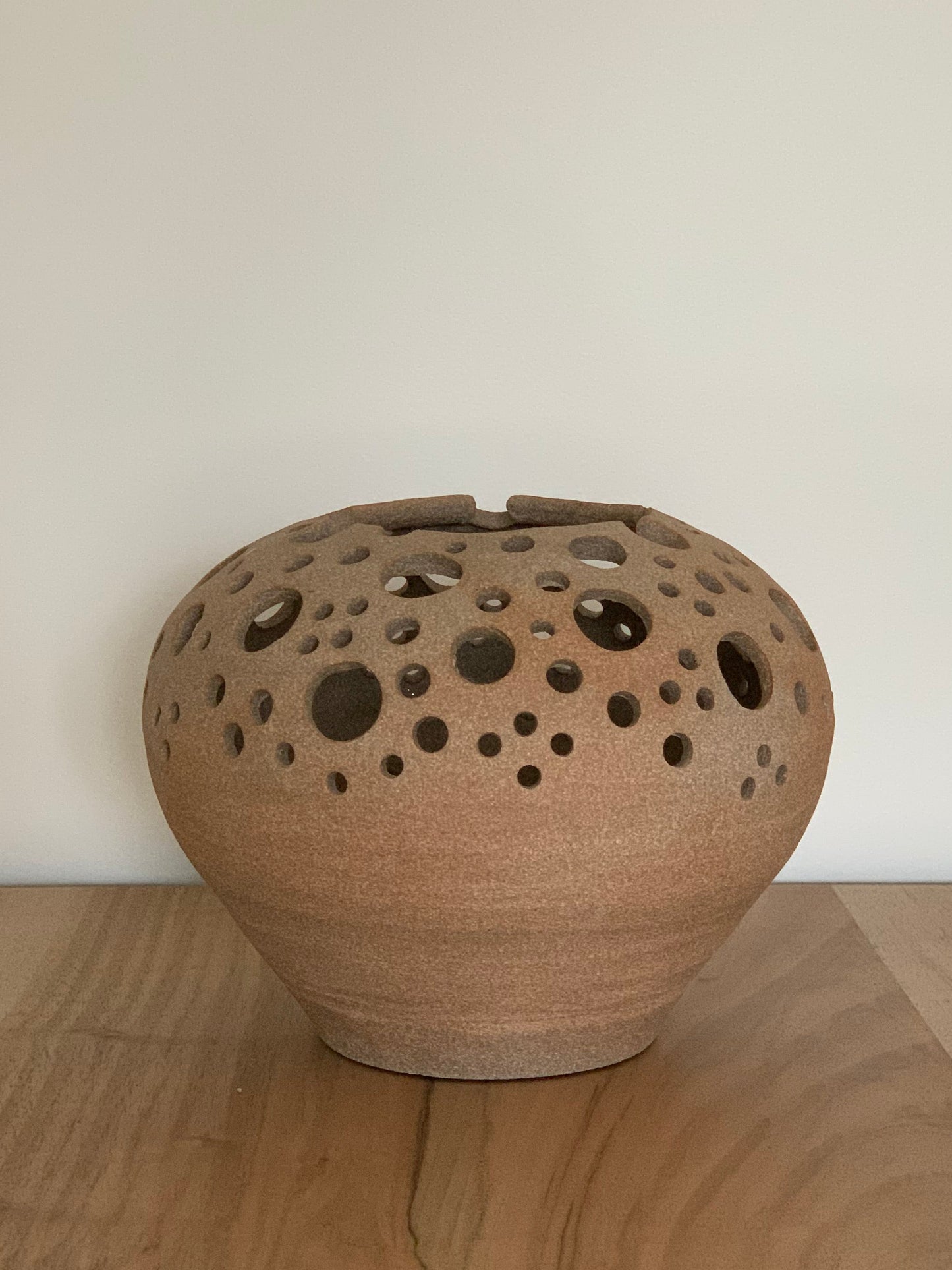 The Gathered Collection — Raw Clay Cutout Bowl by Michael Ezzell