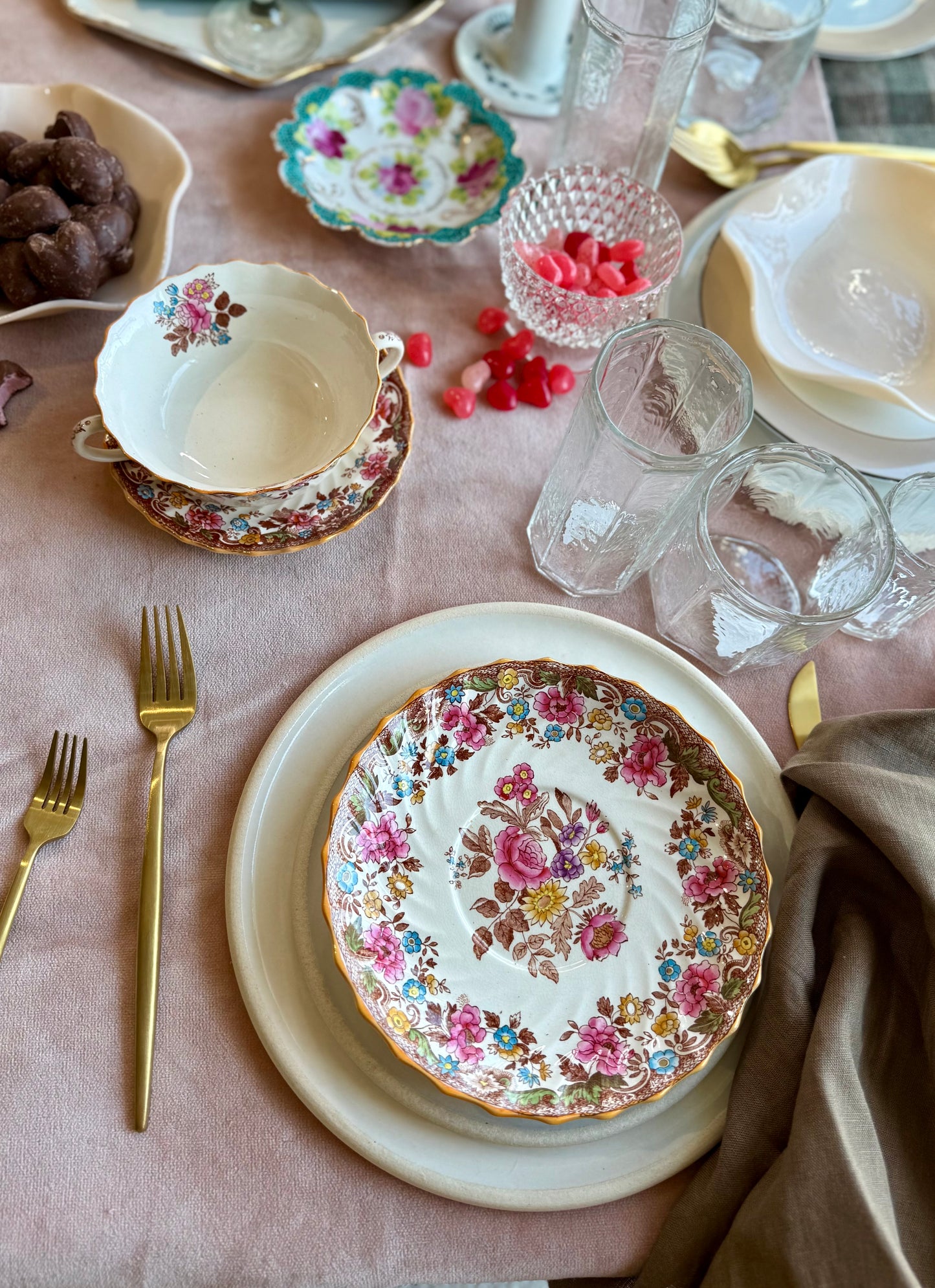 The Gathered Collection — Copeland British Flowers Dinnerware Set
