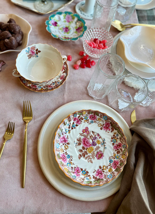 The Gathered Collection — Copeland British Flowers Dinnerware Set