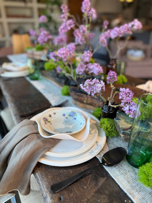 Evelyns Table and Sullivans Easel - A Day at McCharles House